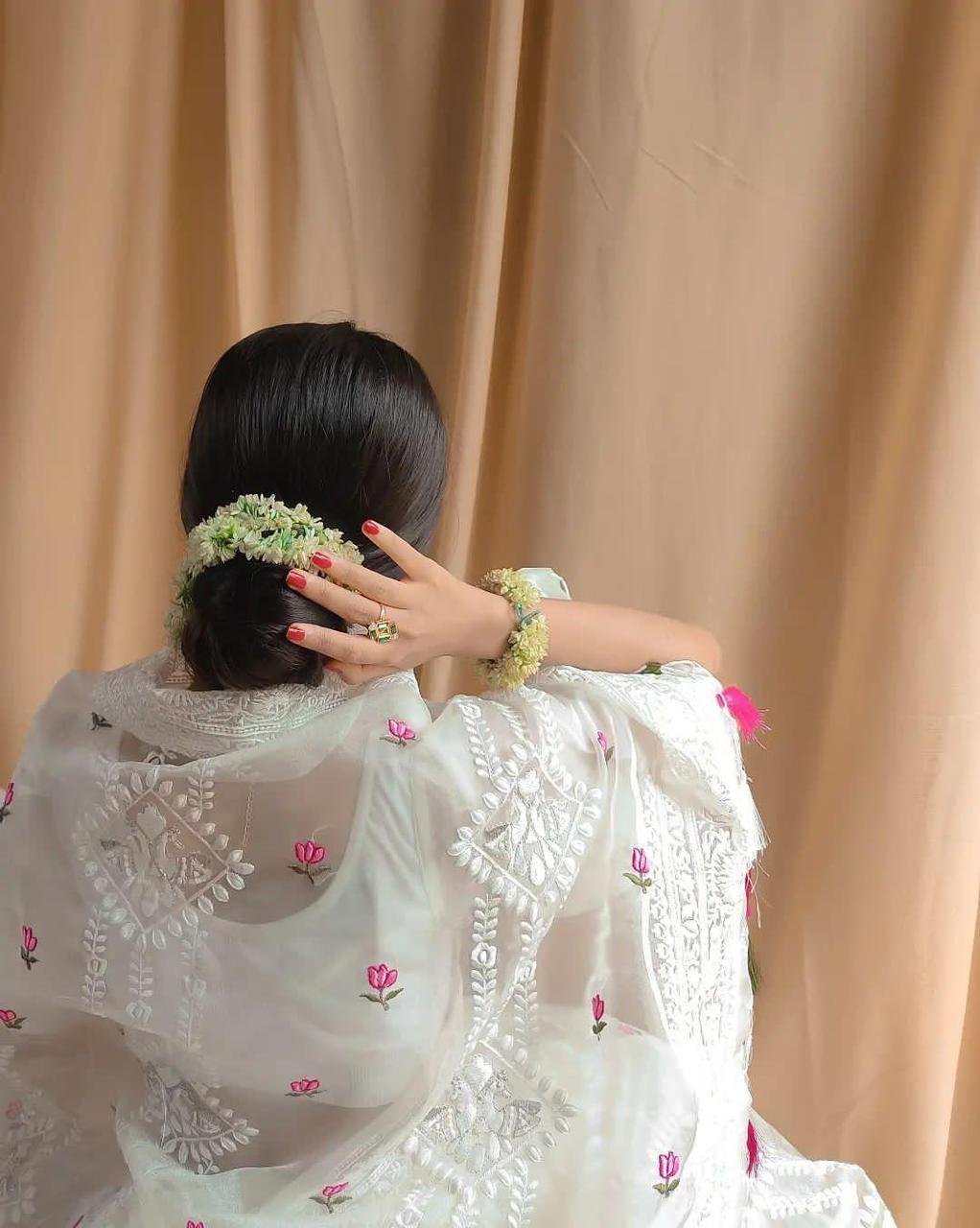 Organza saree - Image 8