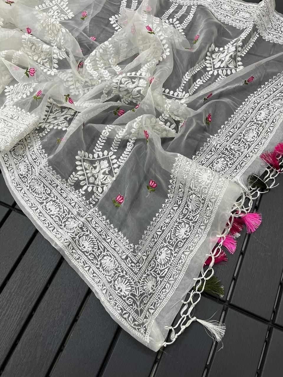 Organza saree - Image 2